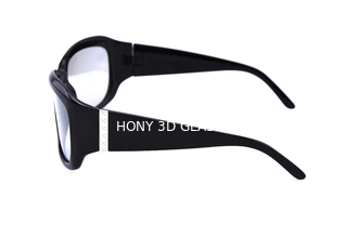 I vetri passivi polarizzati lineari 3d per il cinema, plastica hanno polarizzato gli occhiali da sole