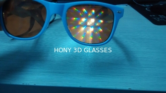 Vetri più spessi di diffrazione della lente 3D dei materiali del PVC per i vetri del fuoco d'artificio partito/3d