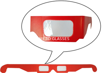 Vetri Anaglyphic della carta 3D, dimensione eliminabile di vetro 400*37mm del monitor di rosso 3d