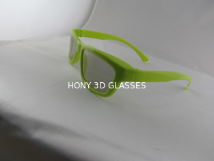 La circolare passiva di vetro usabili del cinema 3D ha polarizzato la struttura molle di occhiali