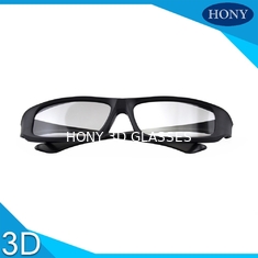 La circolare universale della plastica ha polarizzato gli occhiali passivi del cinema 3D di vetro 3D