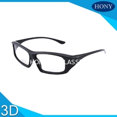 La circolare universale della plastica ha polarizzato gli occhiali passivi del cinema 3D di vetro 3D