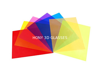 Gli strati di 0 film polarizzati colore dorato blu rosso lucido di grado per il LCD, film LCD del polarizzatore di colore con adesivo
