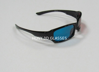 vetri rossi di plastica 3D delle lenti dell'ANIMALE DOMESTICO di 1.6mm ciano per il gioco di computer, film