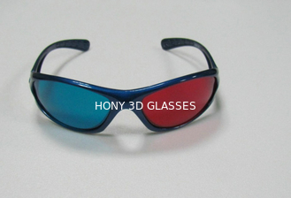 Struttura di plastica del ciano del blu 3D pc rosso di vetro per il film dimensionale 3D