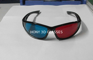 I ciano vetri rossi di plastica ecologici 3D hanno polarizzato per il film di sguardo 3d