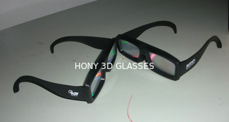 Progettista ABS struttura in plastica arcobaleno fuochi d'artificio occhiali 3d per guardare film