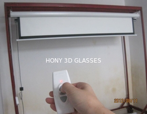 2D schermo di proiezione d'argento senza cuciture 3D, schermo elettrico telecomandato del proiettore