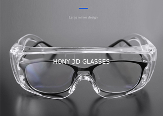 Colore materiale della radura di protezione degli occhi degli occhiali di protezione di sicurezza del prodotto della struttura del PVC Hony più nuovo