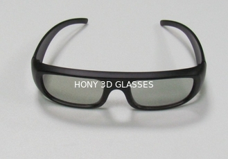 Renda a logo su ordinazione i vetri reali di D polarizzati circolare passiva di plastica 3D per i cinema