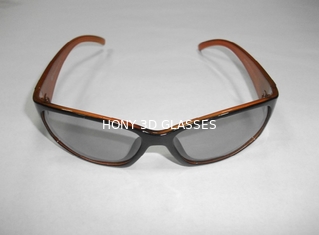 La circolare di plastica 3D di uso del cinema ha polarizzato il FCC RoHS del CE degli occhiali da sole di vetro