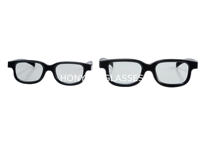 Il cinema di plastica leggero di passivo 3D ha polarizzato gli occhiali di protezione, vetri economici del polarizzatore di Reald 3D per 3D TV