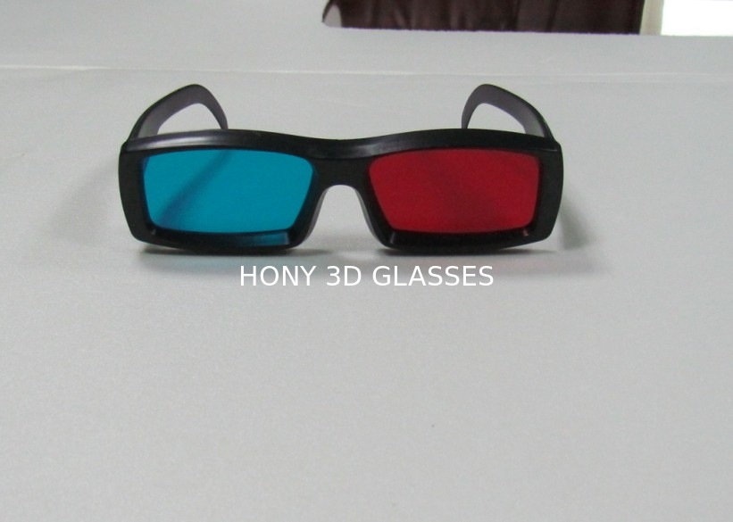 Blu rosso polarizzato circolare di vetro 3D