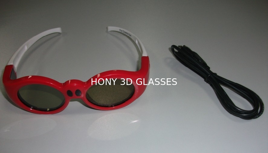 Grandi vetri ricaricabili per i bambini, vetri dell'otturatore di Xpand 3D di film 3D